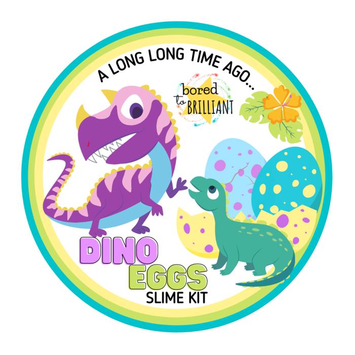 Dino Eggs Butter Slime Kit