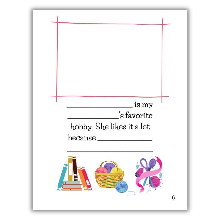 Best Grandma Ever! | Fill-in-the-blank Book | Gift from Child