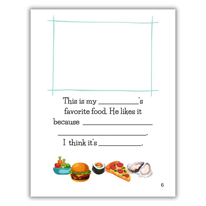Best Grandpa Ever! | Fill-in-the-Blank Book | Gift from Child