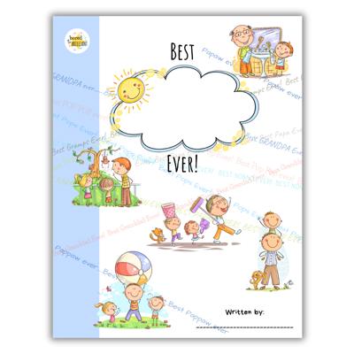 Best Grandpa Ever! | Fill-in-the-Blank Book | Gift from Child