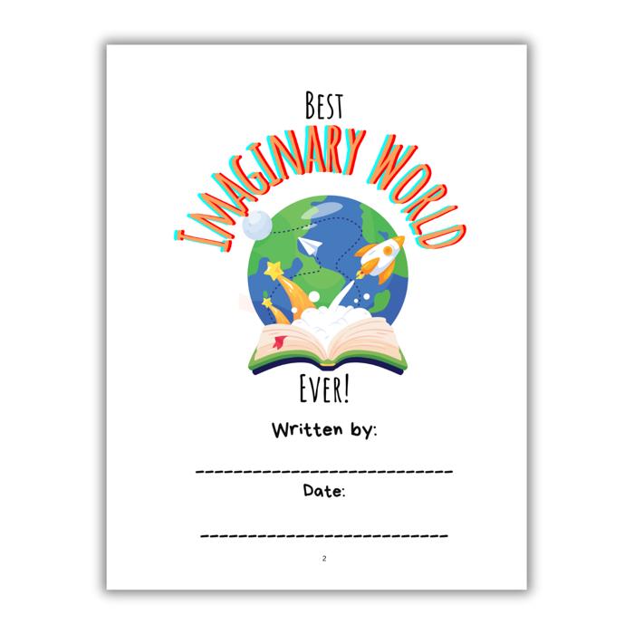 BUNDLE & SAVE! 'Best Imaginary World Ever!' | Personalized Writing & Drawing Book for Kids AND ‘Taco Fiesta’ Slime Kit