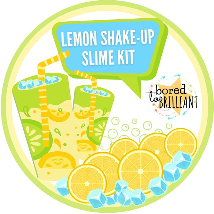 Lemon Shake-Up Slime Kit