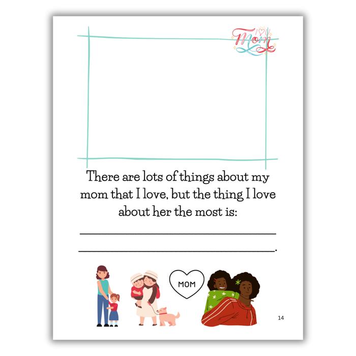 Best Mom Ever! | Fill-in-the-Blank Book | Gift from Child