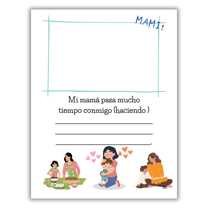 Mami, ¡Eres La Mejor! | Libro para completar espacios en blanco | Un regalo de los niños / SPANISH ‘Best Mom Ever!’ | Fill-in-the-blank Book | Gift from Child