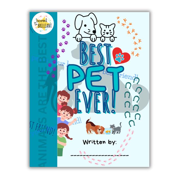 BUNDLE & SAVE! 'Best Pet Ever!' | Personalized Writing & Drawing Book for Kids AND ‘Lucky’ Slime Kit