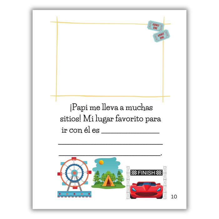 Papi, ¡Eres El Mejor! | Libro para completar espacios en blanco | Un regalo de los niños / SPANISH Best Dad Ever! | Fill-in-the-Blank Book | Gift from child