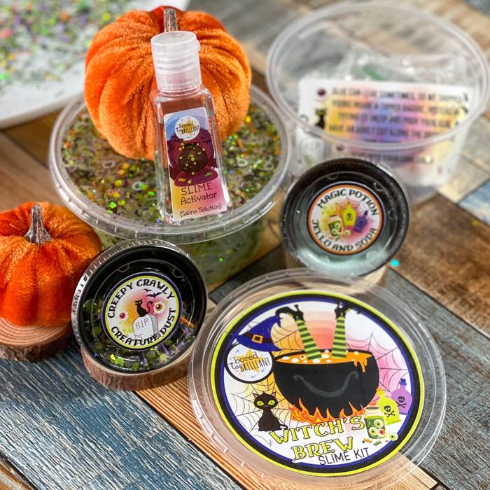 Witch’s Brew Glow-In-The-Dark Halloween Slime Kit