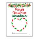  Merry Christmas Grandma! | Personalized Writing & Drawing Book for Kids | Gift for Grandma