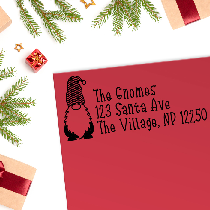 Personalized Self-Inking Holiday Address Stamps | Christmas Return Address Stamp | Custom Family Address Stamp | Holiday Card Stamp | Christmas Gift