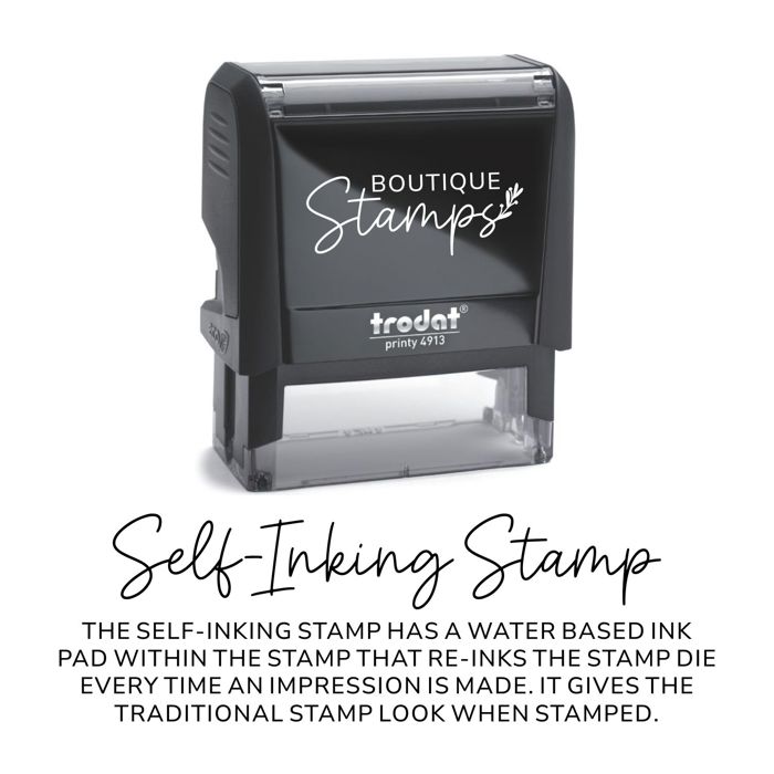 Personalized Self-Inking Address Stamps