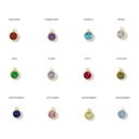  Keepsake Birthstone Bracelet
