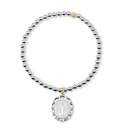  4mm Sterling Silver Charm Bracelet 