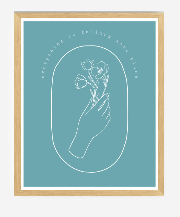 Everything is Falling into Place - Healing Art Print - Digital Download 