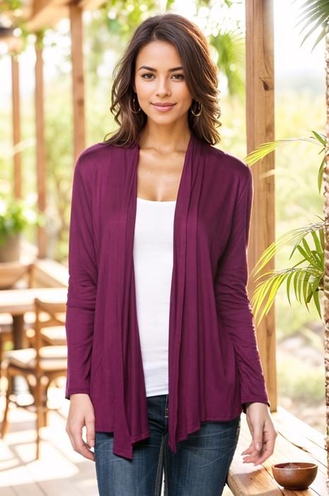 Long Sleeve Cardigan for Women Open Front Dressy (Multi Colors Office Cardigan)