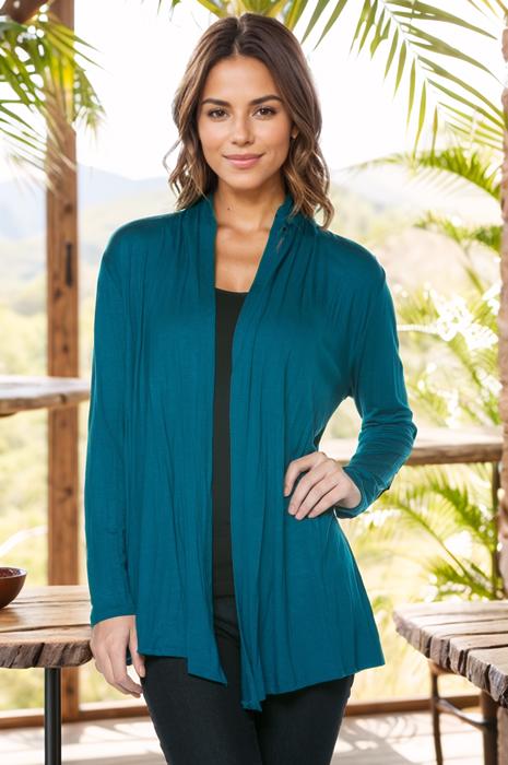 Long Sleeve Cardigan for Women Open Front Dressy (Multi Colors Office Cardigan)
