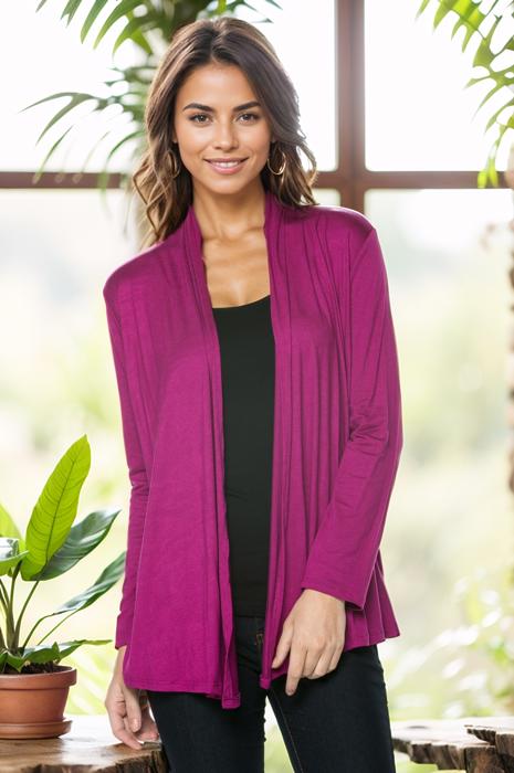 Long Sleeve Cardigan for Women Open Front Dressy (Multi Colors Office Cardigan)