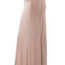 Large MOCHA SOLID MAXI SKIRT