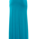 Medium TURQUOISE SOLID MAXI SKIRT