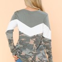 Small CAMO CAMO SOLID COLOR BLOCK TUNIC
