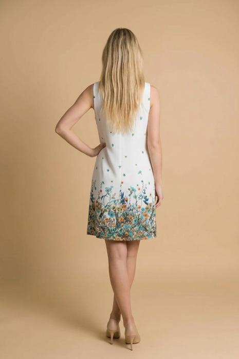 FLORAL SLEEVELESS SHIFT DRESS