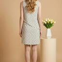 Medium WHITE POLKA DOT SHIFT DRESS