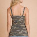 Small OLIVE ARMY RIB TANK TOP