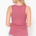 Small ROSE BASIC TANK TOP