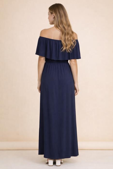 OFF SHOULDER DRESS WITH POCKET