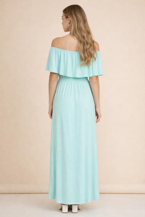 OFF SHOULDER DRESS WITH POCKET
