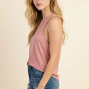 Medium ROSE DEEP ARMHOLE TANK TOP