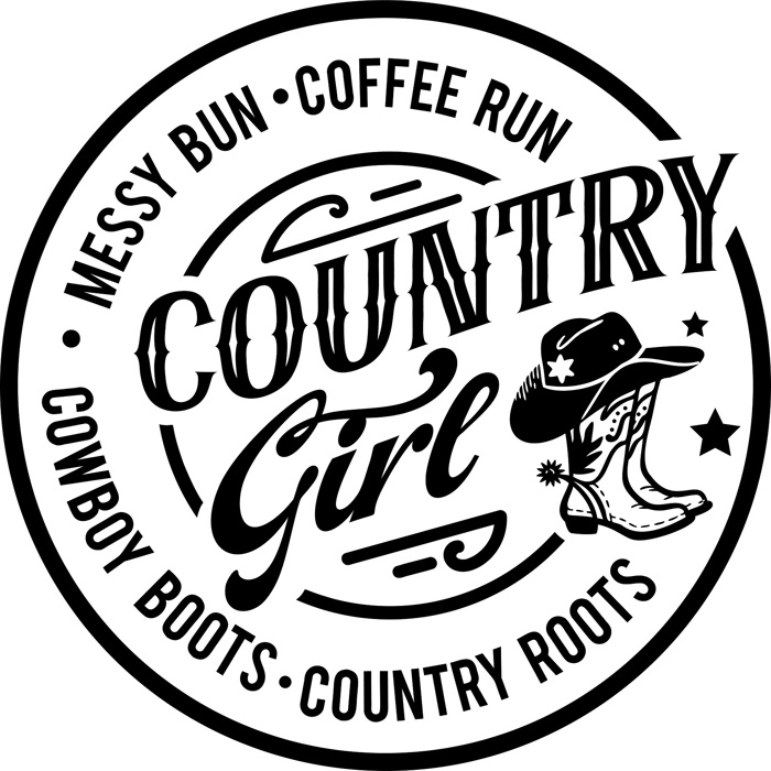 BASIC WHITE T-SHIRT WITH COUNTRY GIRL PRINT