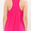 XL FUCHSIA RACERBACK TANK TOP