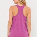 Large MAGENTA RACERBACK TANK TOP