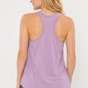 Small MAUVE RACERBACK TANK TOP