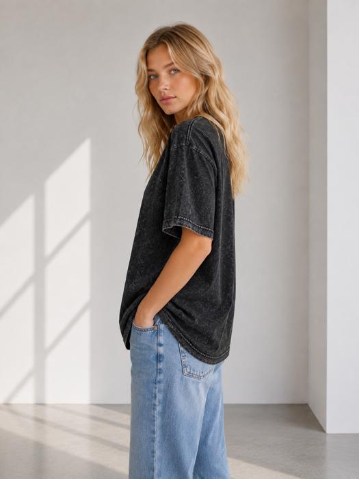MINERAL WASHED HEAVY WEIGHT T-SHIRT