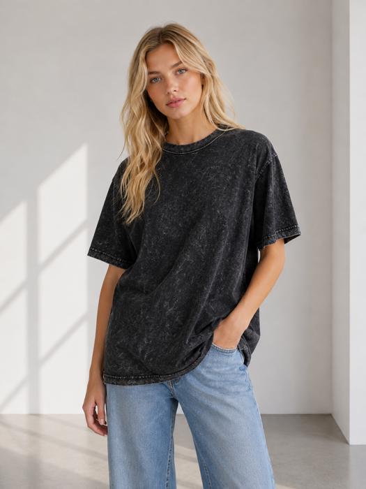 MINERAL WASHED HEAVY WEIGHT T-SHIRT