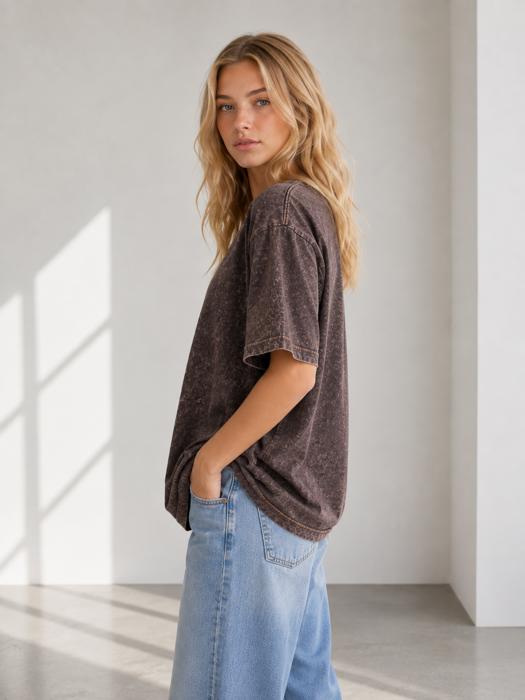 MINERAL WASHED HEAVY WEIGHT T-SHIRT