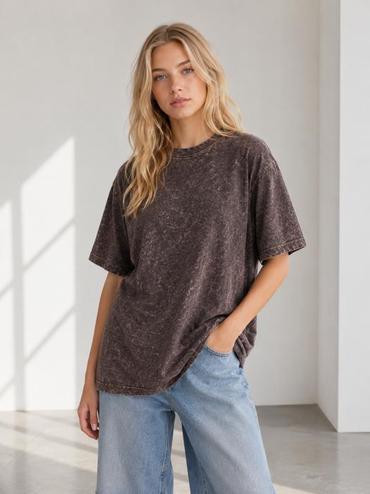 MINERAL WASHED HEAVY WEIGHT T-SHIRT