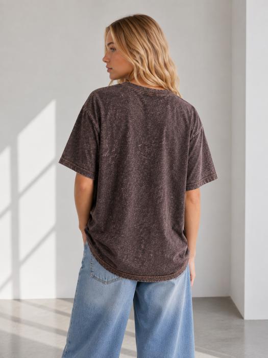 MINERAL WASHED HEAVY WEIGHT T-SHIRT