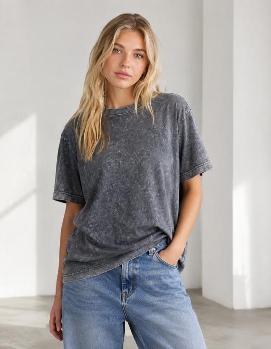 MINERAL WASHED HEAVY WEIGHT T-SHIRT