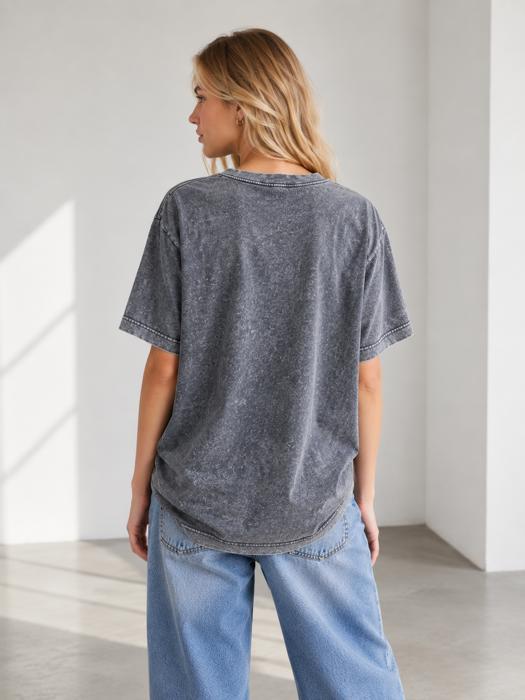 MINERAL WASHED HEAVY WEIGHT T-SHIRT