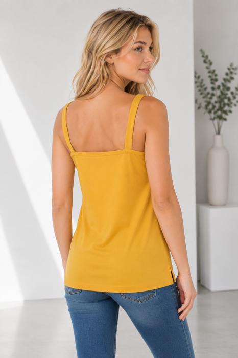 Everyday Square Neck Longline Cami Tank