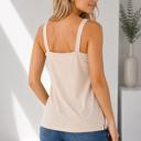 Large NUDE Everyday Square Neck Longline Cami Tank