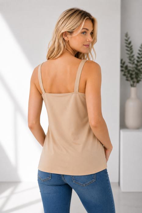 Everyday Square Neck Longline Cami Tank