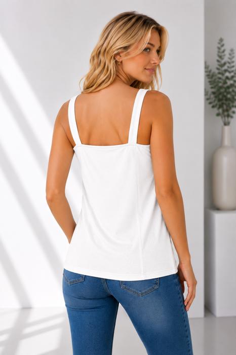 Everyday Square Neck Longline Cami Tank