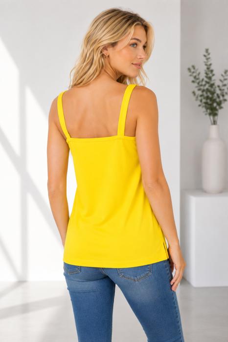 Everyday Square Neck Longline Cami Tank