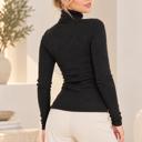 XL BLACK KNIT TURTLE NECK TOP