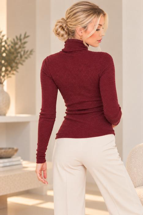 KNIT TURTLE NECK TOP
