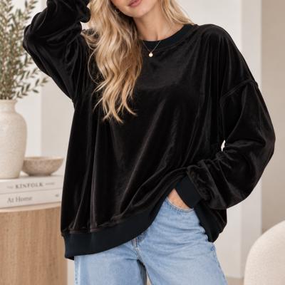 OVERSIZED PLUSH SWEATSHIRT