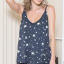 Large NAVY STAR CAMO TANK TUNIC TOP